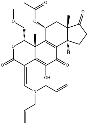 502632-66-8 酢酸(1S)-1α-(メトキシメチル)-3,7,17-トリオキソ-4-[(ジアリルアミノ)メチレン]-6-ヒドロキシ-1,3,4,7,10,11,12,13,14α,15,16,17-ドデカヒドロ-10β,13β-ジメチル-2-オキサ-2H-シクロペンタ[a]フェナントレン-11α-イル