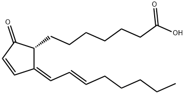 15-deoxy-Δ12,14-Prostaglandin A1,573951-20-9,结构式