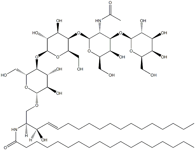 神经节苷脂, 71012-19-6, 结构式