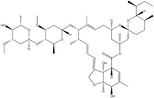 伊维菌素 B1A,71827-03-7,结构式