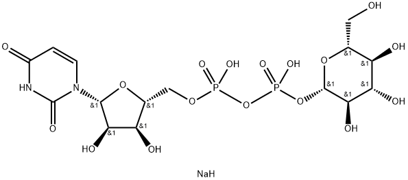 UDP--D-Glucose (sodium salt) Structure