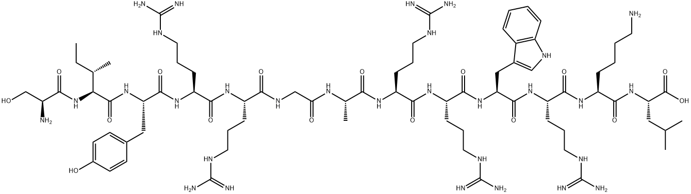 PKCζ Pseudosubstrate Inhibitor, 799764-07-1, 结构式