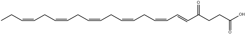 4-oxo-Docosahexaenoic Acid, 845673-74-7, 结构式