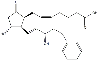 17-phenyl trinor 8-iso Prostaglandin E2 Structure