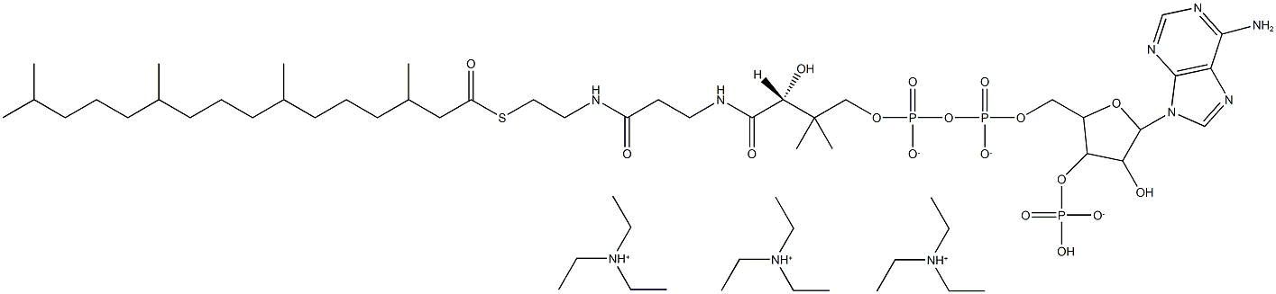 phytanoyl-Coenzyme A (triethylammonium salt) Structure