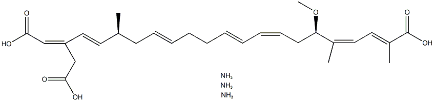 Bongkrekic Acid (ammonium salt) 结构式