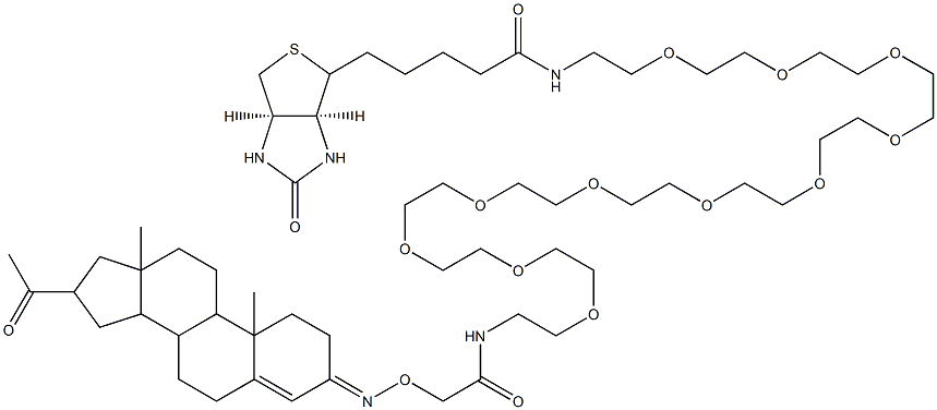 Progesterone 3-PEG11-biotin