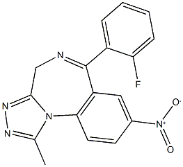 Flunitrazolam 结构式