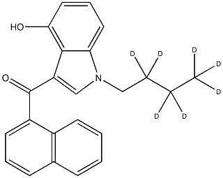  JWH 073 4-hydroxyindole metabolite-d7