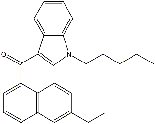 JWH 210 6-ethylnaphthyl isomer 结构式