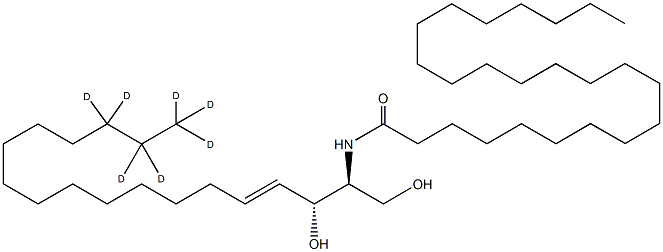 C24 Ceramide-d7 (d18:1-d7/24:0) Structure