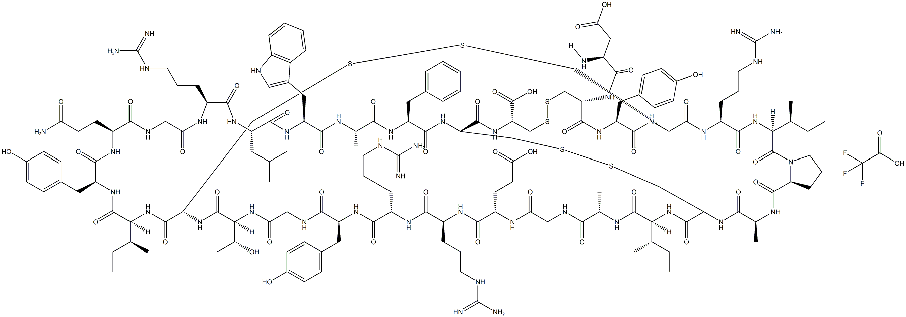 Defensin HNP-3 (human) (trifluoroacetate salt) Structure