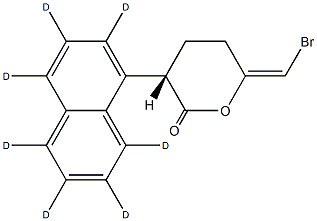 (S)-Bromoenol lactone-d7 Structure