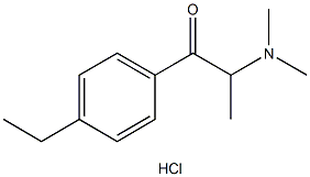 4-ethyl-N,N-Dimethylcathinone (hydrochloride),2702382-98-5,结构式
