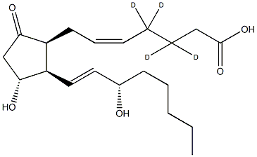 8-iso Prostaglandin E2-d4 Structure