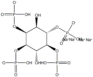 D-myo-Inositol-2,3,5,6-tetraphosphate (sodium salt),,结构式