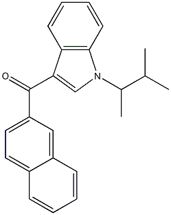 JWH 018 2'-naphthyl-N-(1,2-dimethylpropyl) isomer 结构式