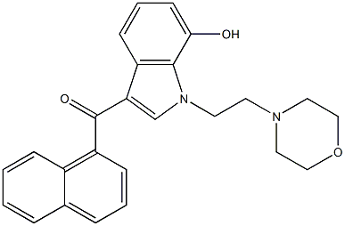 JWH 200 7-hydroxyindole metabolite Structure