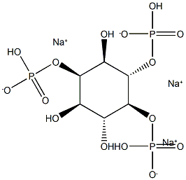 D-myo-Inositol-2,5,6-triphosphate (sodium salt) 结构式