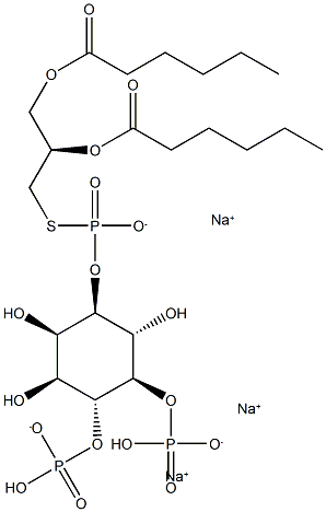 PLC thio-PIP2 (sodium salt) 化学構造式