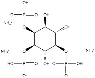 D-myo-Inositol-2,3,5-triphosphate (ammonium salt) 化学構造式