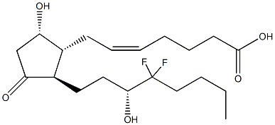 13,14-dihydro-16,16-difluoro Prostaglandin D2 Struktur