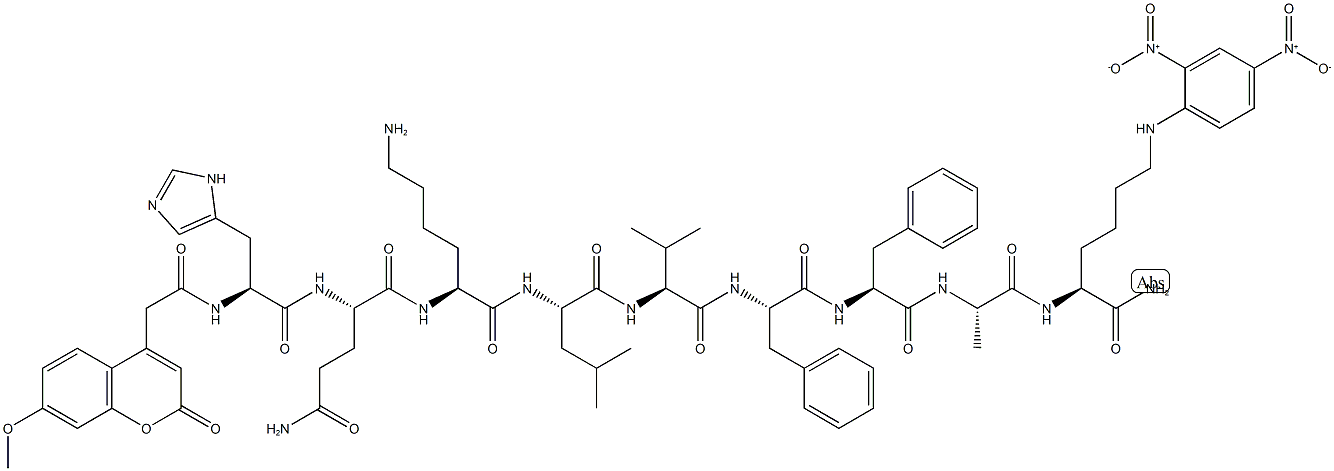 (MCA)HQKLVFFAK(DNP)NH2 (TRIFLUOROACETATE SALT)