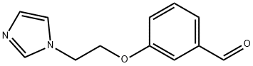 3-[2-(1H-imidazol-1-yl)ethoxy]benzaldehyde Struktur