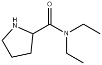 N,N-二乙基吡咯烷-2-甲酰胺 结构式