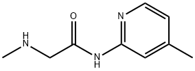 2-(methylamino)-N-(4-methylpyridin-2-yl)acetamide Structure