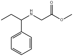 methyl 2-[(1-phenylpropyl)amino]acetate,1019554-60-9,结构式