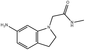 2-(6-amino-2,3-dihydro-1H-indol-1-yl)-N-methylacetamide|