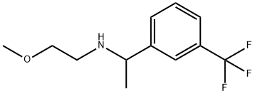 (2-methoxyethyl)({1-[3-(trifluoromethyl)phenyl]ethyl})amine Structure