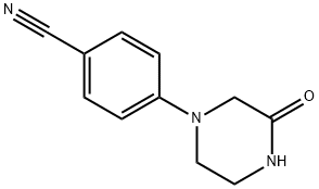4-(3-oxopiperazin-1-yl)benzonitrile Struktur
