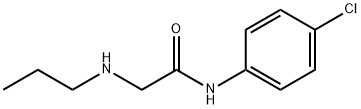 N-(4-chlorophenyl)-2-(propylamino)acetamide Struktur