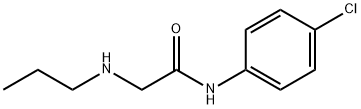 N-(4-chlorophenyl)-2-(propylamino)acetamide Structure