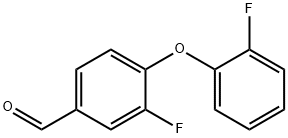 3-fluoro-4-(2-fluorophenoxy)benzaldehyde,1021233-15-7,结构式