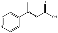 3-(pyridin-4-yl)but-2-enoic acid 结构式