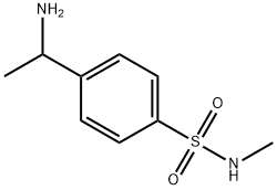 4-(1-aminoethyl)-N-methylbenzene-1-sulfonamide Structure