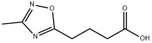 4-(3-methyl-1,2,4-oxadiazol-5-yl)butanoic acid Structure