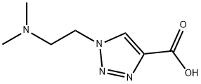 1-[2-(dimethylamino)ethyl]-1H-1,2,3-triazole-4-carboxylic acid,1038705-93-9,结构式