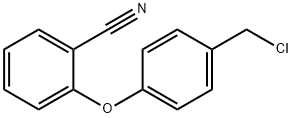 2-[4-(chloromethyl)phenoxy]benzonitrile 化学構造式