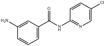 3-氨基-N-(5-氯吡啶-2-基)苯甲酰胺, 1039827-87-6, 结构式