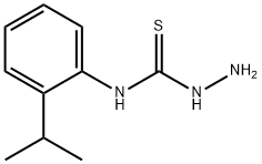 3-氨基-1-[2-(丙-2-基)苯基]硫脲 结构式