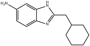 2-(cyclohexylmethyl)-1H-1,3-benzodiazol-5-amine Structure