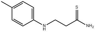 3-[(4-methylphenyl)amino]propanethioamide Struktur