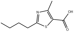 2-butyl-4-methyl-1,3-thiazole-5-carboxylic acid Structure