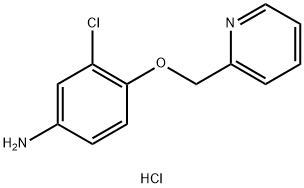 3-chloro-4-(pyridin-2-ylmethoxy)aniline 结构式