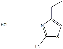 4-乙基-1,3-噻唑-2-胺盐酸盐 结构式