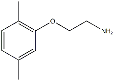 2-(2,5-dimethylphenoxy)ethanamine 结构式